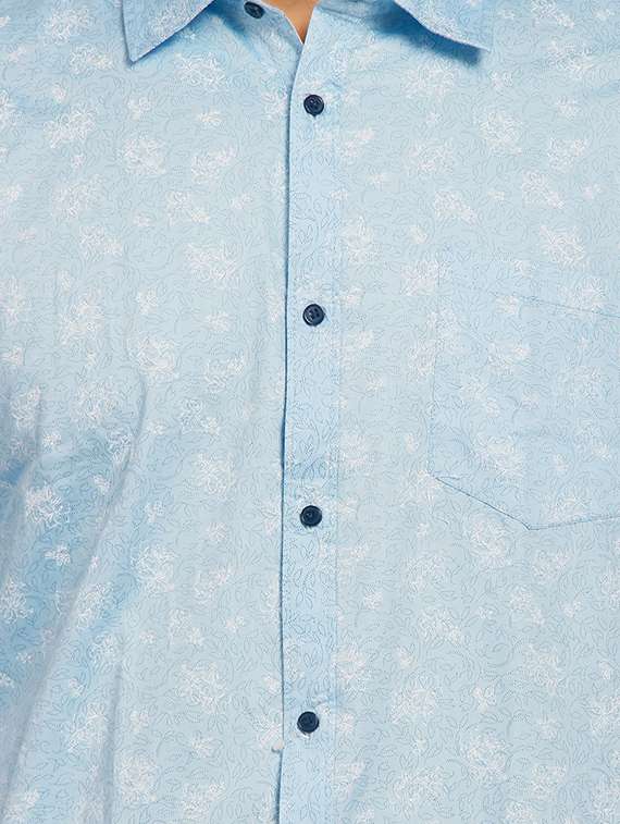 mens printed casual shirt - 16773466 - Standard Image - 4