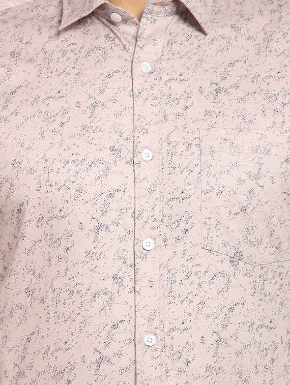 mens leaf print formal shirt - 16773513 - Standard Image - 4