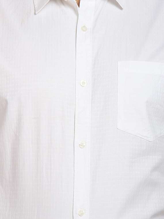 mens self design formal shirt - 16773647 - Standard Image - 4