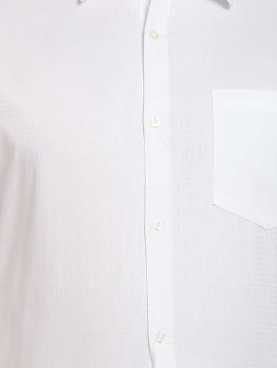 mens self design formal shirt - 16773650 - Standard Image - 4