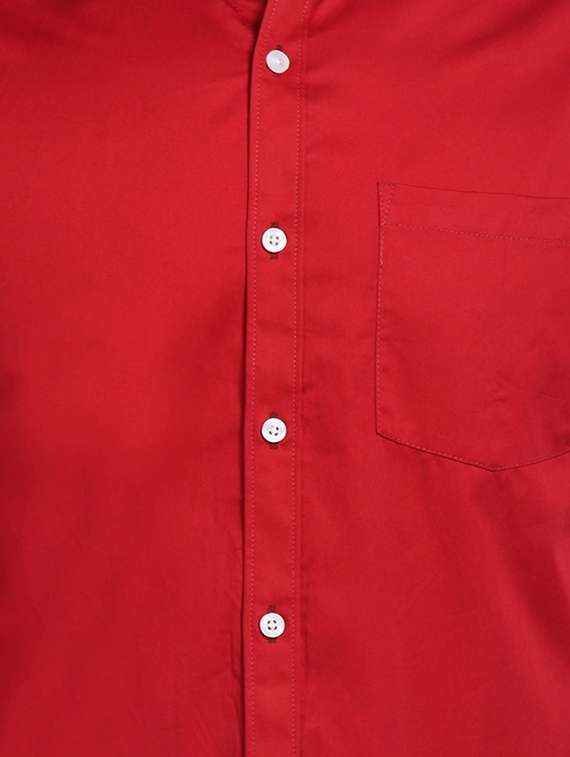 mens solids formal shirt - 16773667 - Standard Image - 4