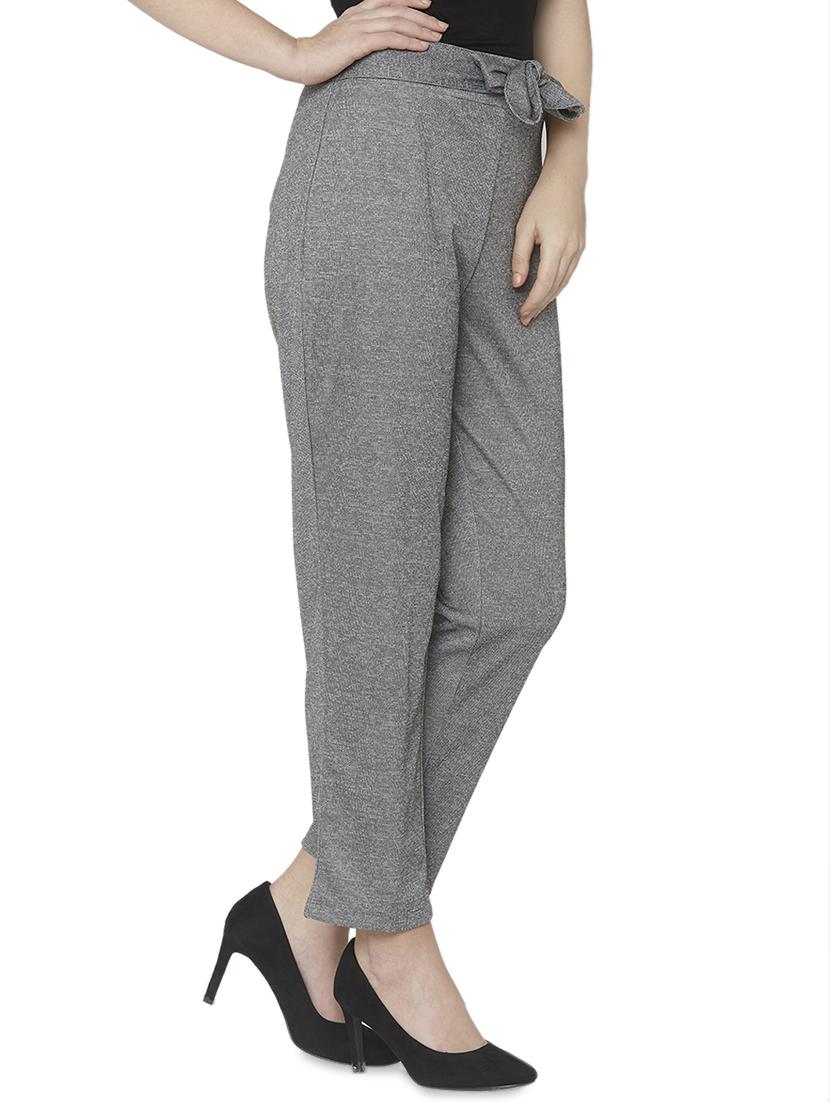 tie up waist flat front trousers trouser - 16773922 - Standard Image - 1