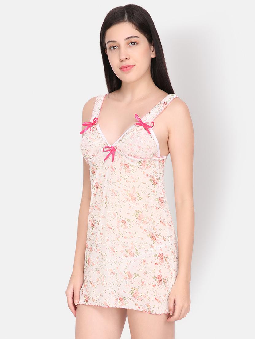 bow patch floral babydoll - 16775033 -  Standard Image - 1