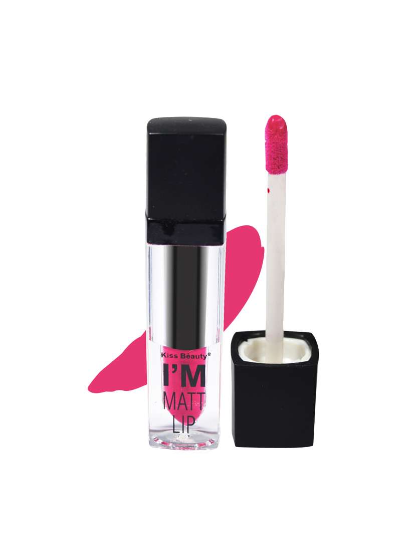 kiss beauty i'm matte liquid lipgloss lipstick 7575a-04