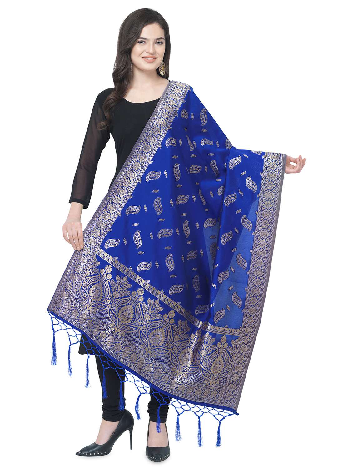 self design banarasi dupatta