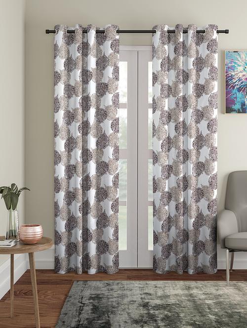 polyester plain printed door curtains - 16782183 -  Standard Image - 0