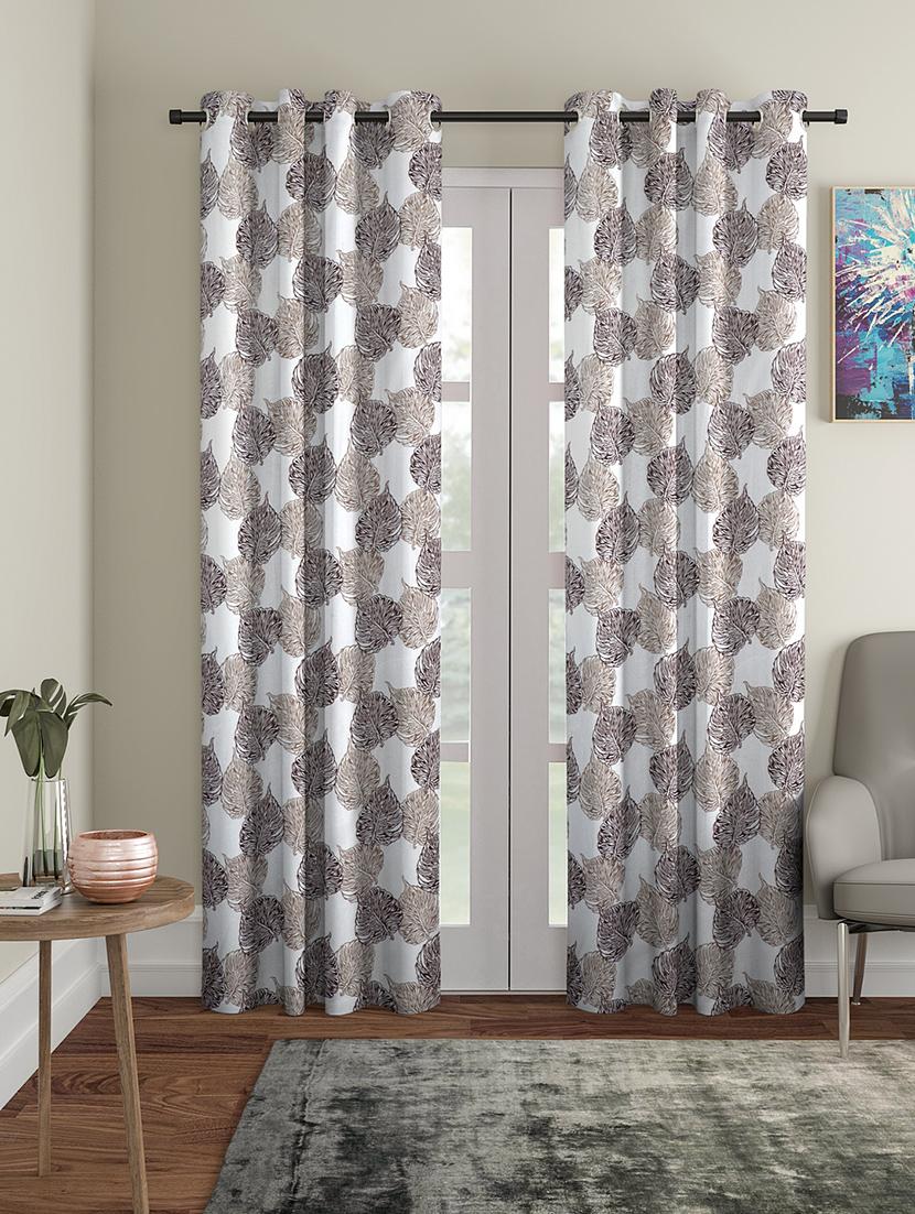 polyester plain printed door curtains - 16782183 -  Zoom Image - 0