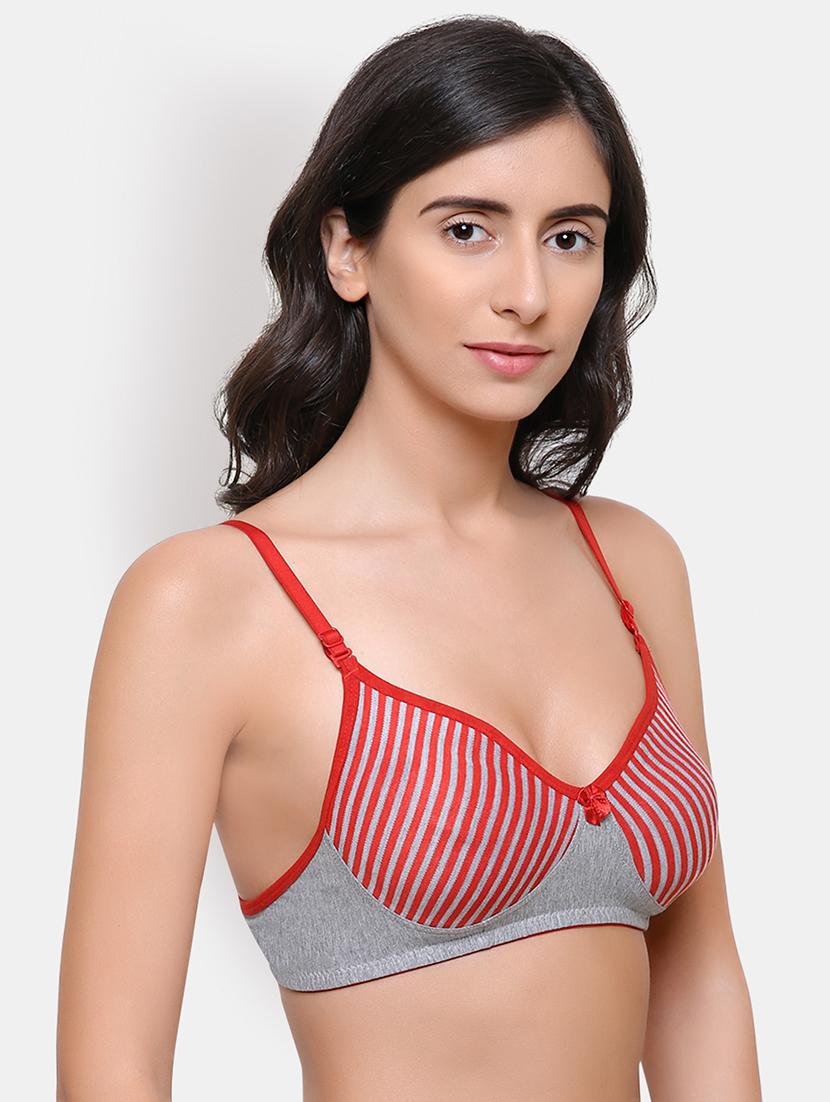 detachable strap striped t-shirt bra - 16782550 - Standard Image - 1
