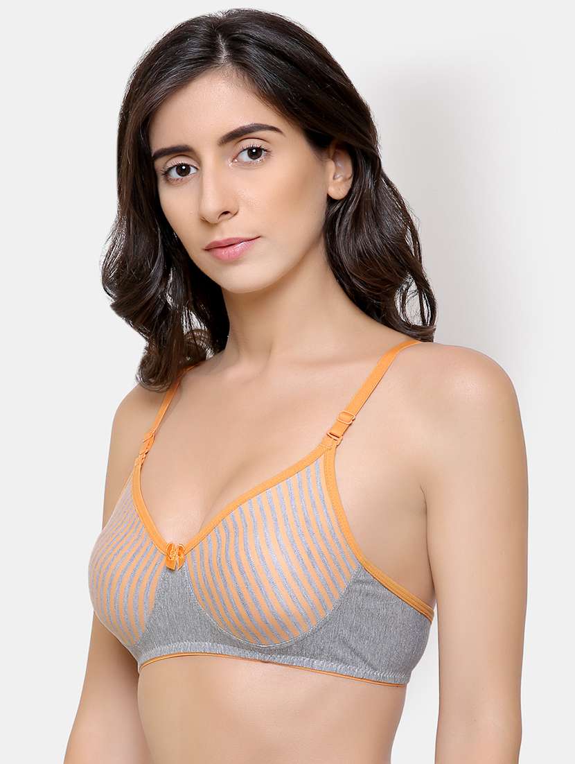 detachable strap striped t-shirt bra - 16782552 - Standard Image - 1