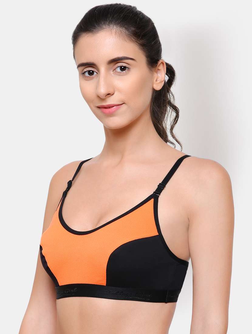 color block sports bra - 16782620 - Standard Image - 1