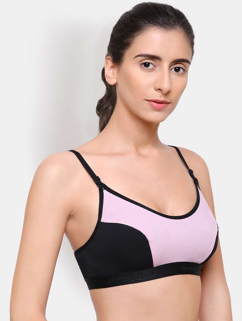 color block sports bra - 16782621 - Standard Image - 1