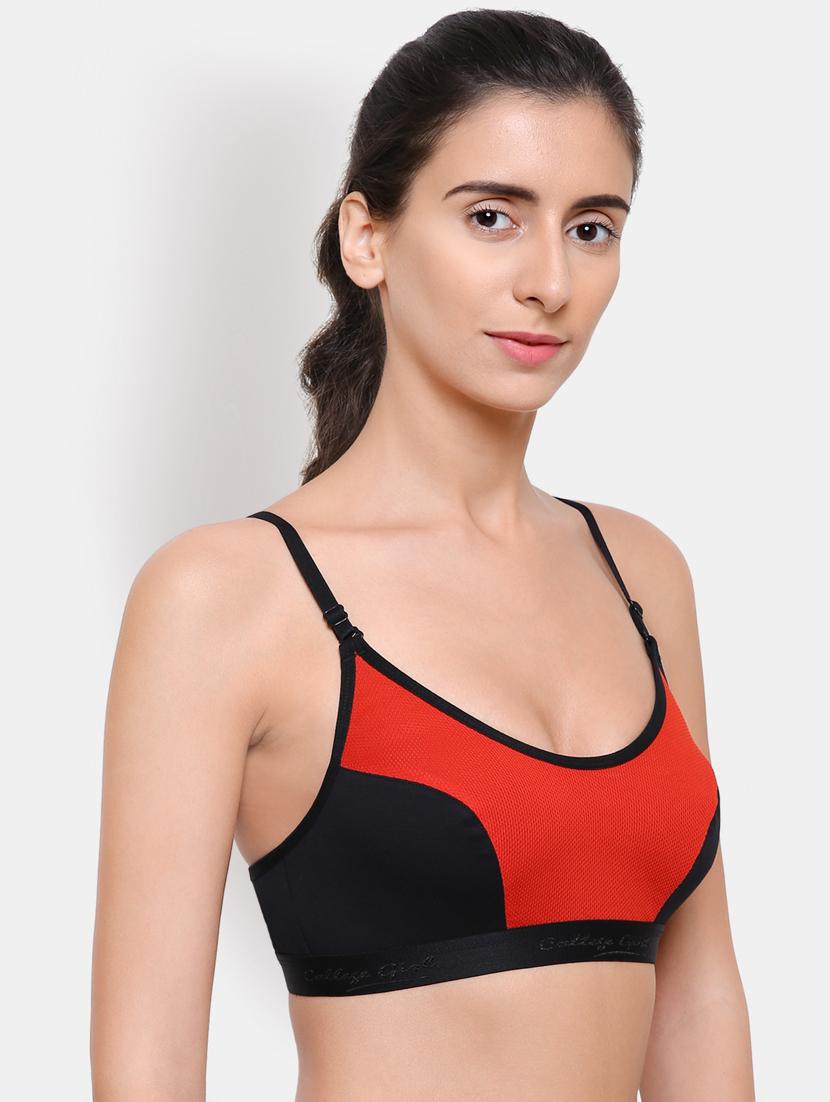 color block sports bra - 16782622 - Standard Image - 1