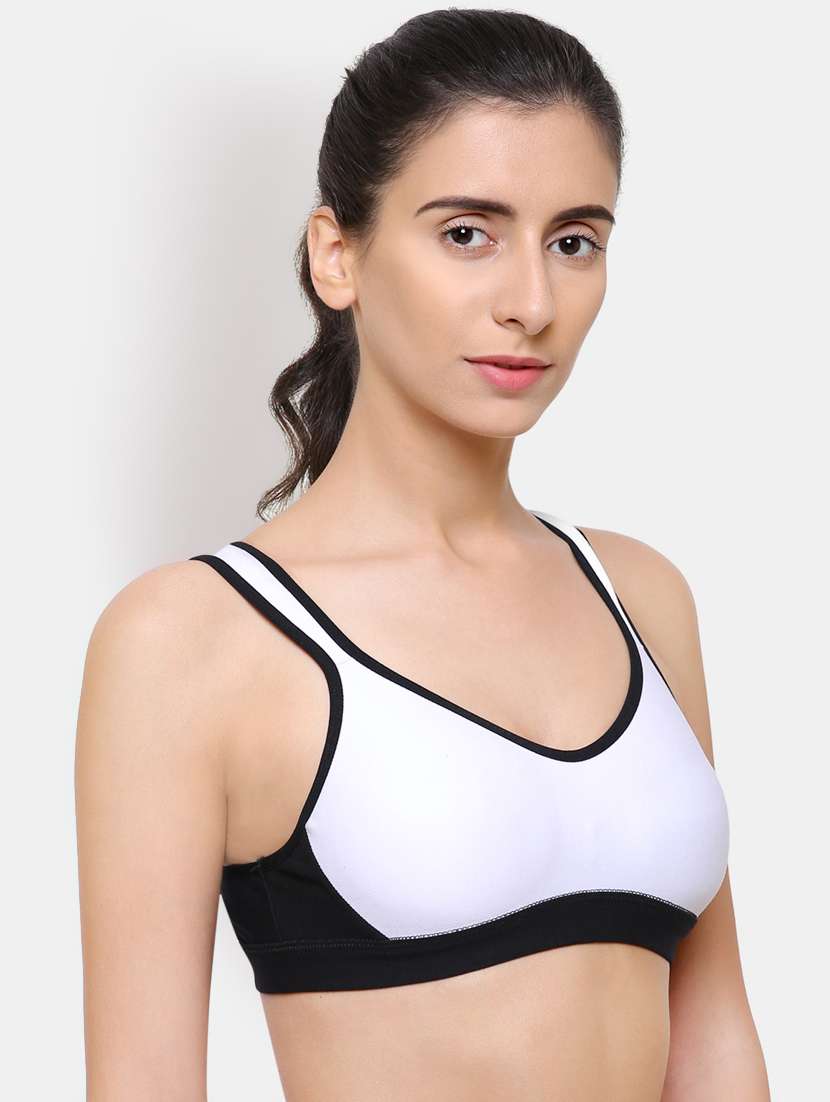 color block sports bra - 16782653 - Standard Image - 1