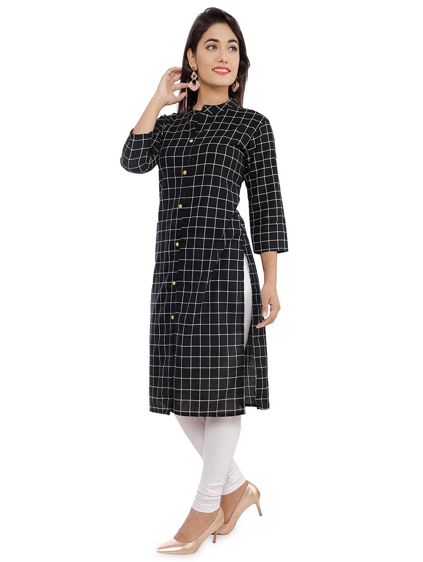 women's straight kurta - 16784348 - Standard Image - 1
