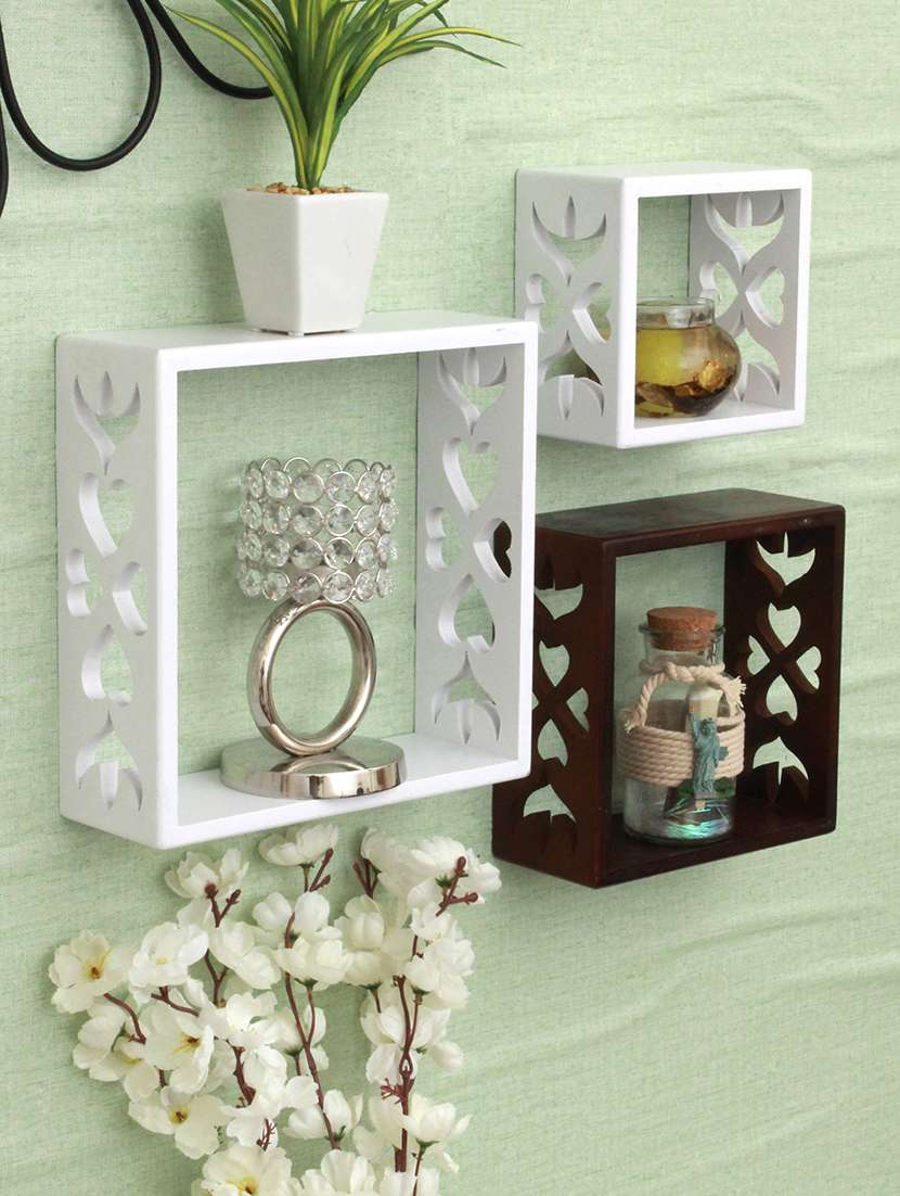 cube wall shelves (set of 3)