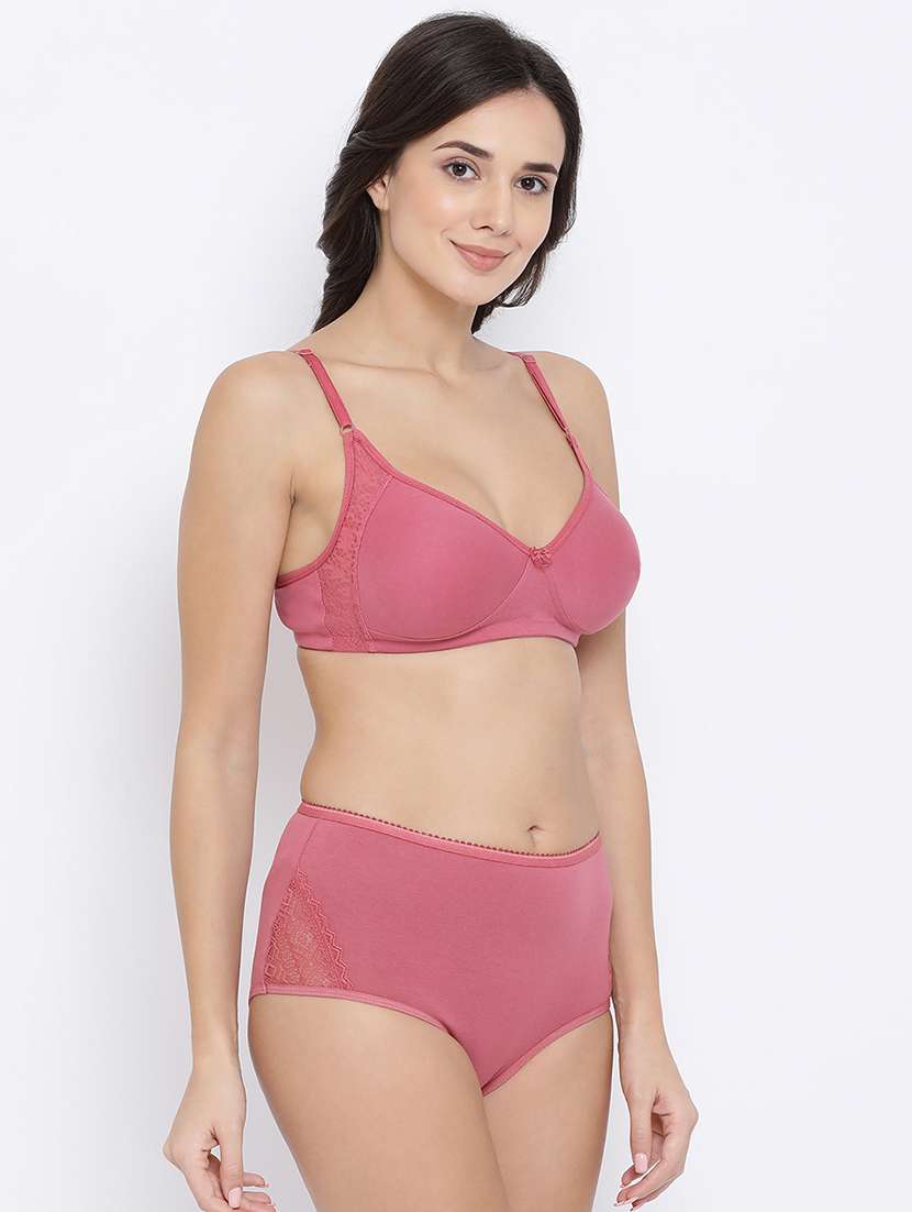 bow patch bra and panty set - 16786526 -  Standard Image - 1
