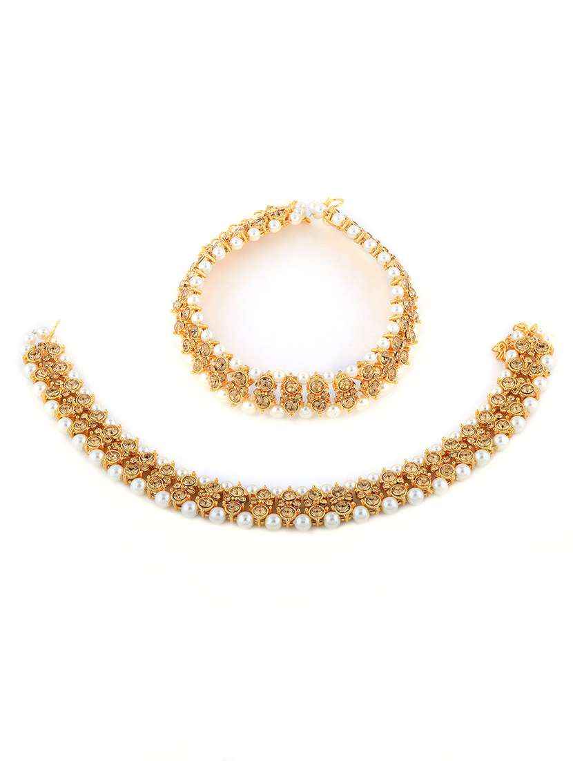 gold metal  payal