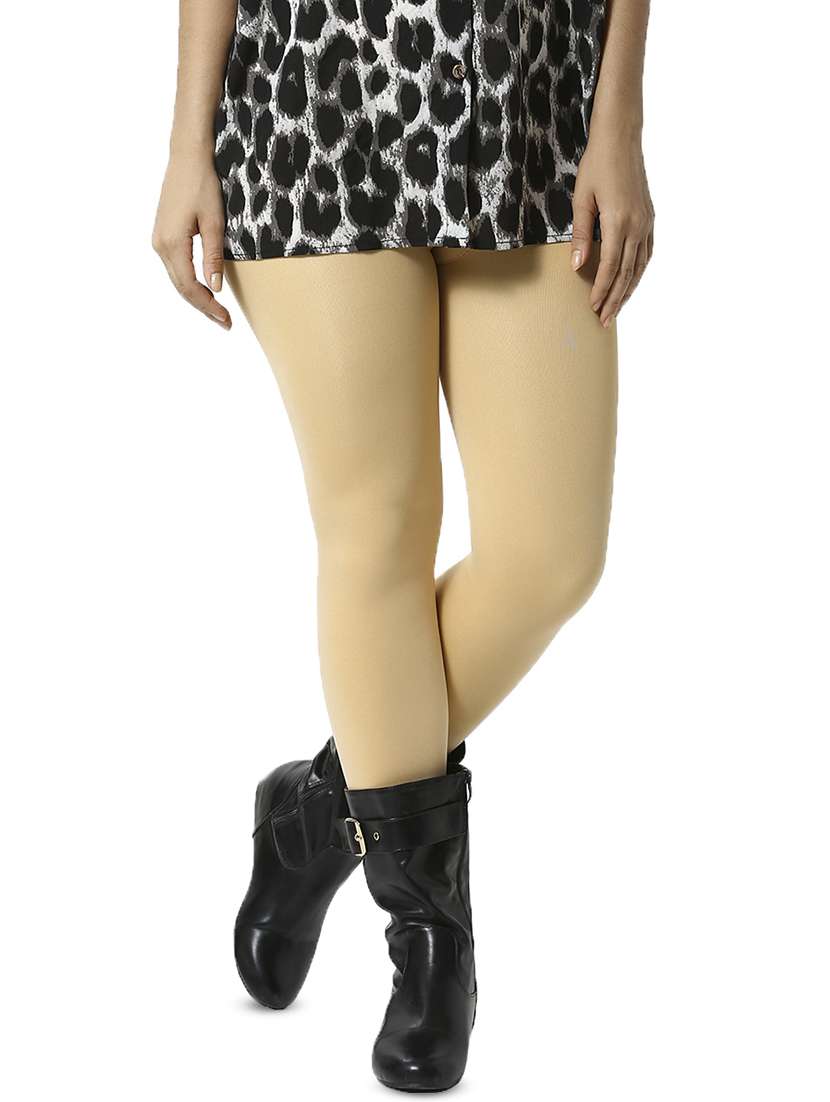 high rise solid leggings 