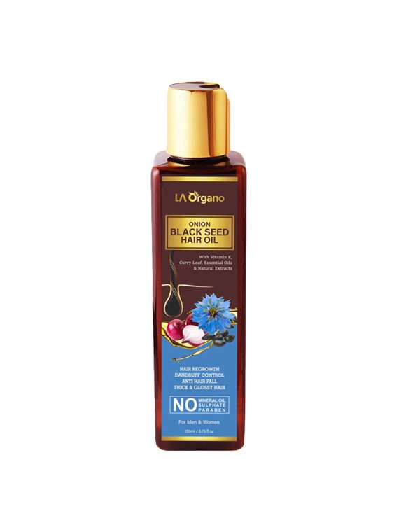 Buy Online La Organo Onion Black Seed Hair Oil For Hair Regrowth