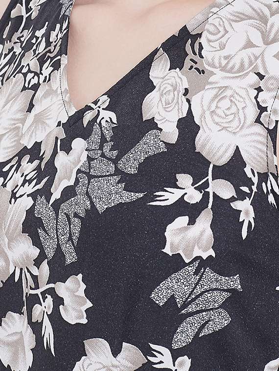 women's fit & flare floral dress - 16792326 -  Standard Image - 4