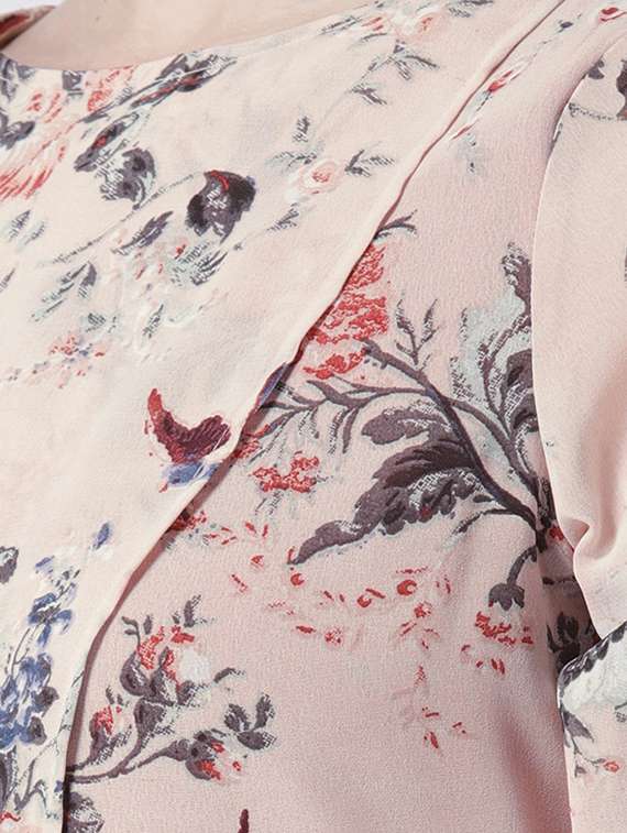 women's layered floral dress - 16792336 -  Standard Image - 4