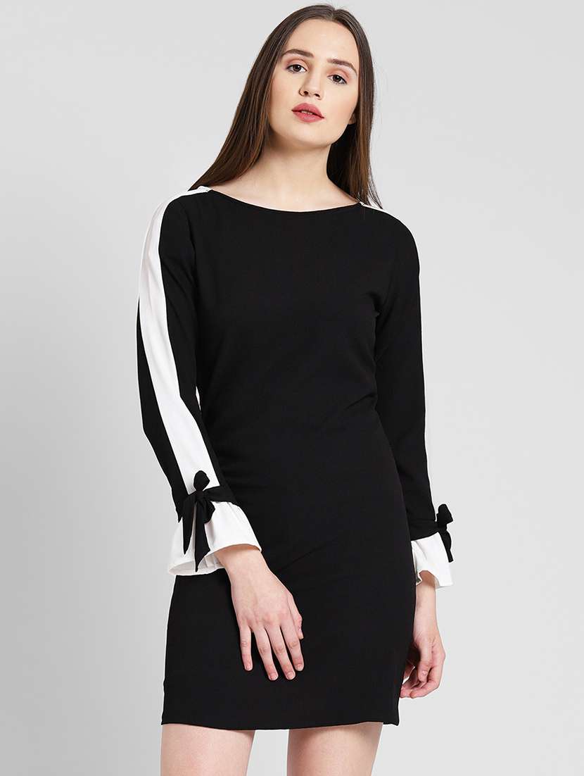 women's sheath solid dress