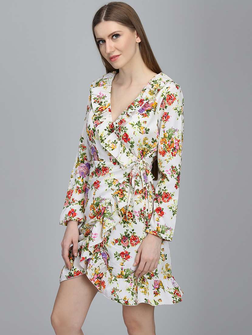 women's wrap floral dress - 16792347 -  Standard Image - 1