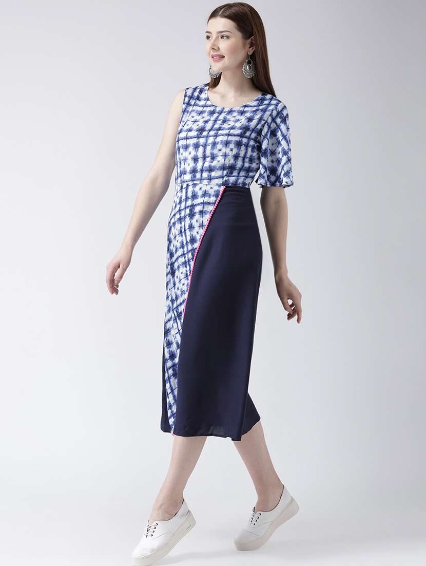 women's fit & flare tie & dye dress - 16792352 -  Standard Image - 1