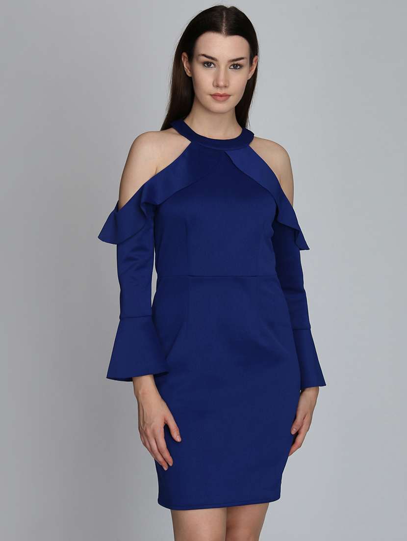 women's sheath solid dress