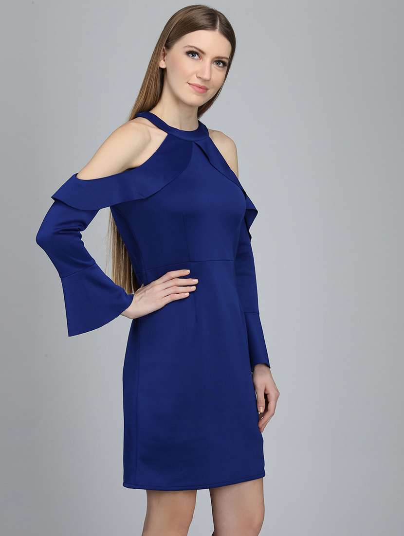 women's sheath solid dress