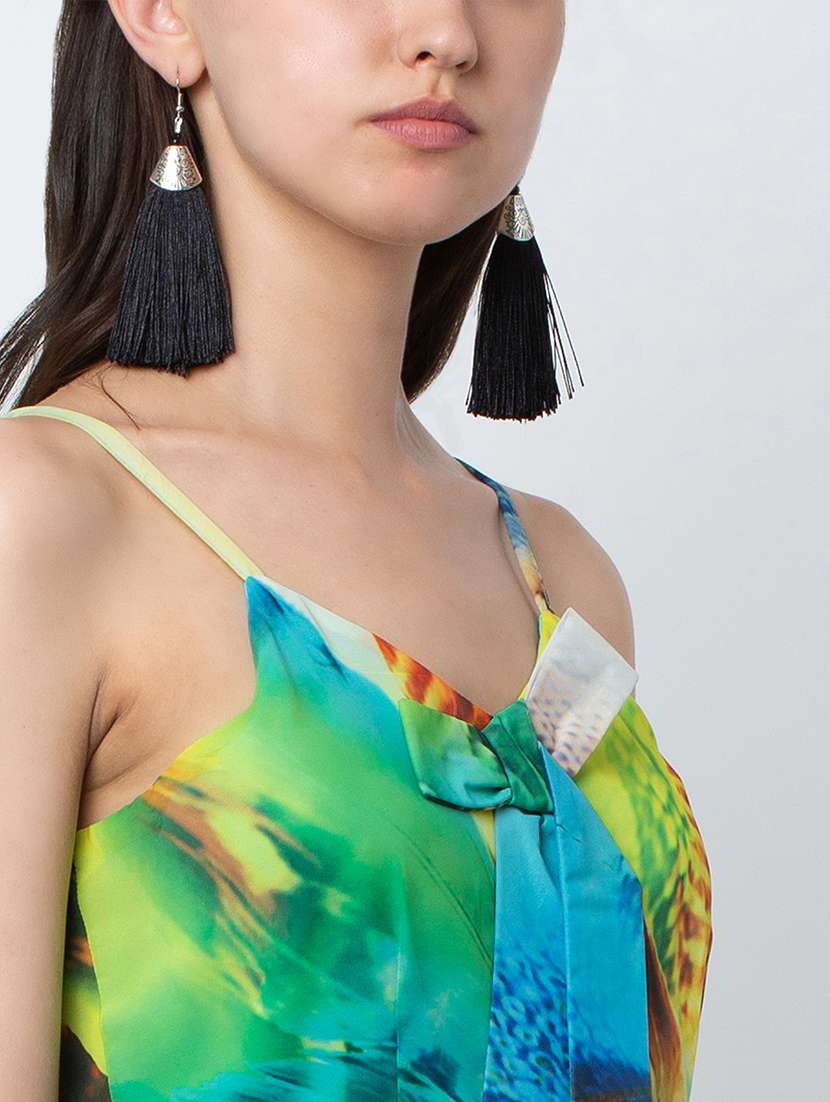 women's fit & flare self design dress - 16792379 -  Standard Image - 1