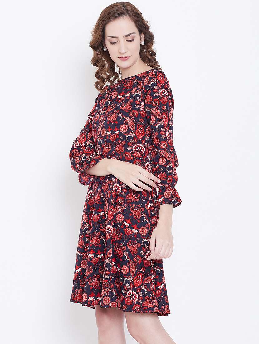 women's shift geometric dress - 16792382 -  Standard Image - 1