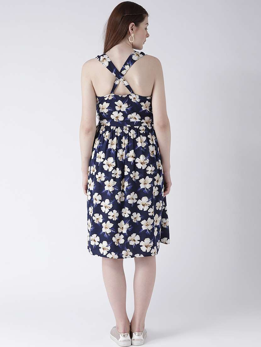 women's fit & flare floral dress - 16792402 -  Standard Image - 1