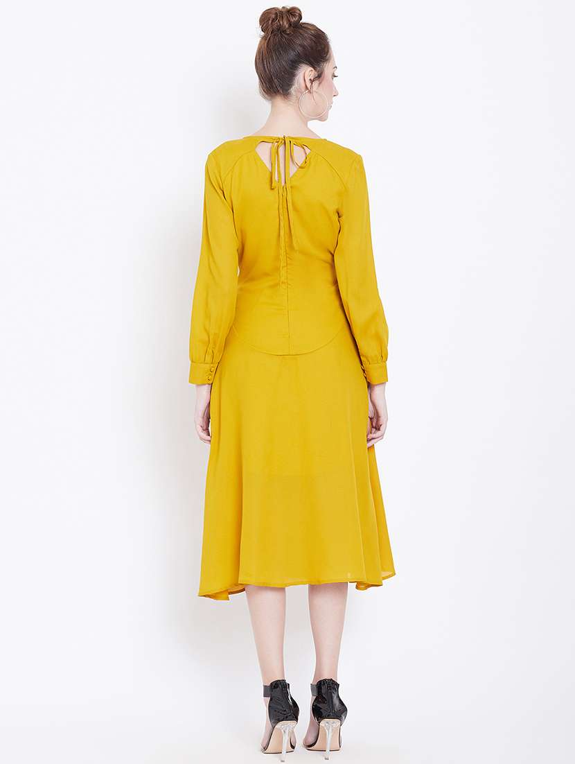 women's wrap solid dress - 16792405 -  Standard Image - 1