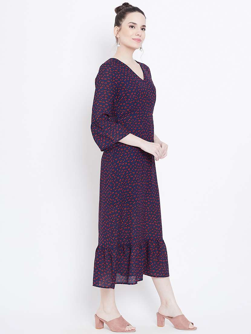 women's tiered dress floral dress - 16792428 -  Standard Image - 1