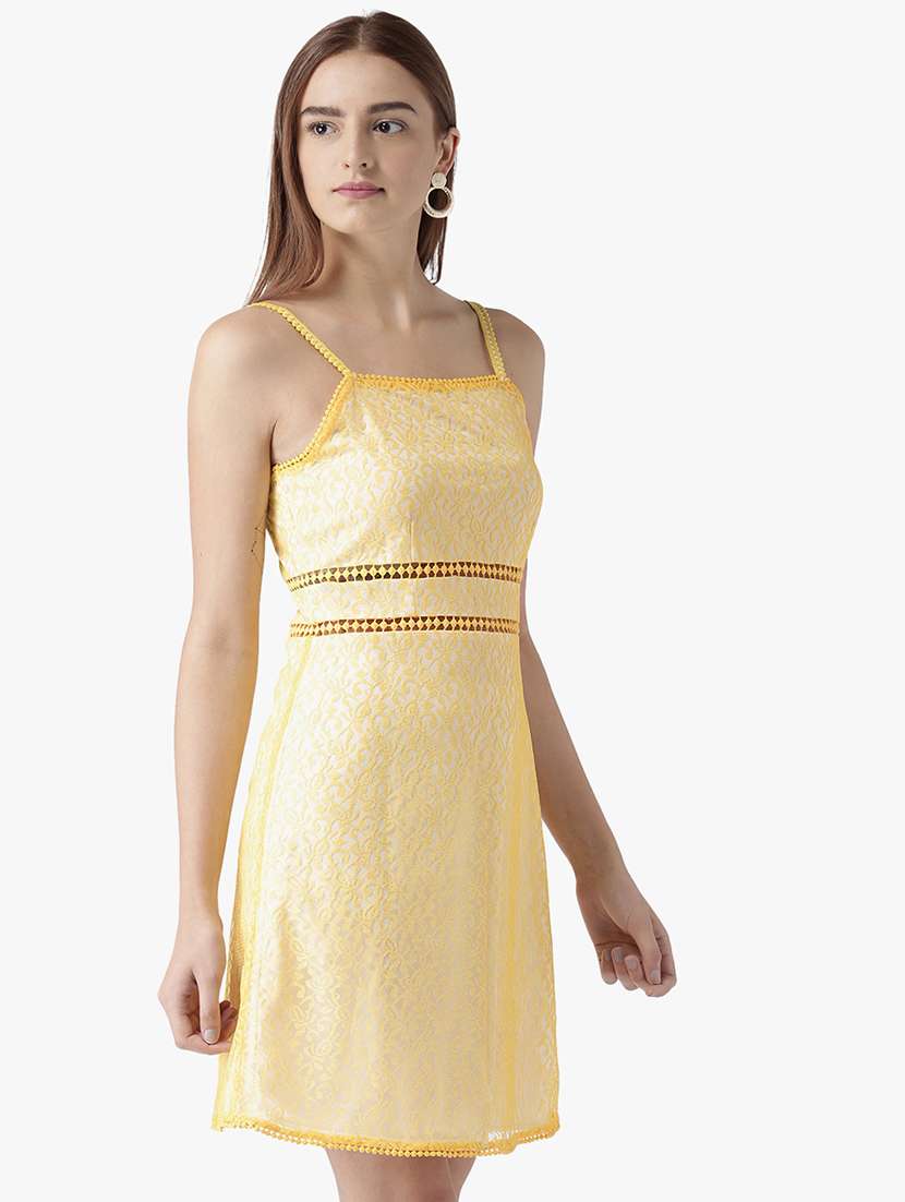 women's shift self design dress - 16792448 -  Standard Image - 1