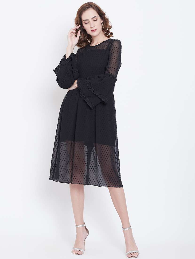 women's  self design dress