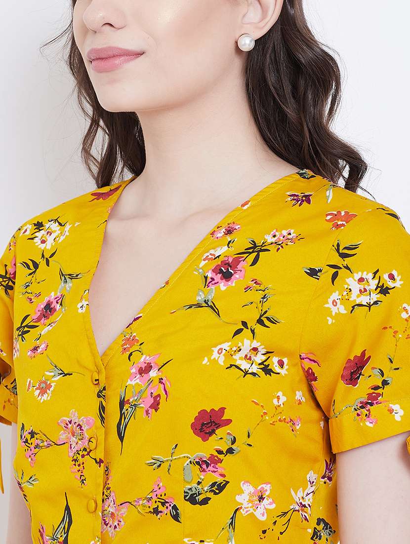 women's shirt floral dress - 16792476 -  Standard Image - 4