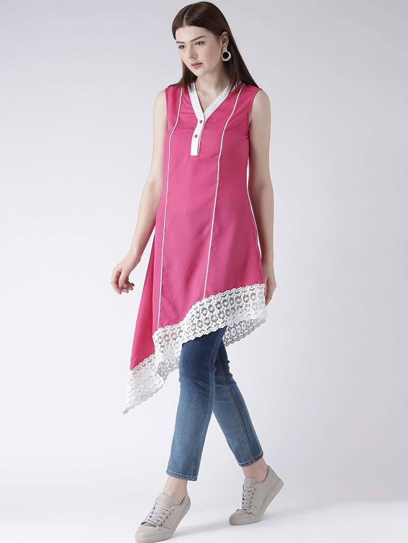 women's asymmetric kurta - 16792491 -  Standard Image - 1