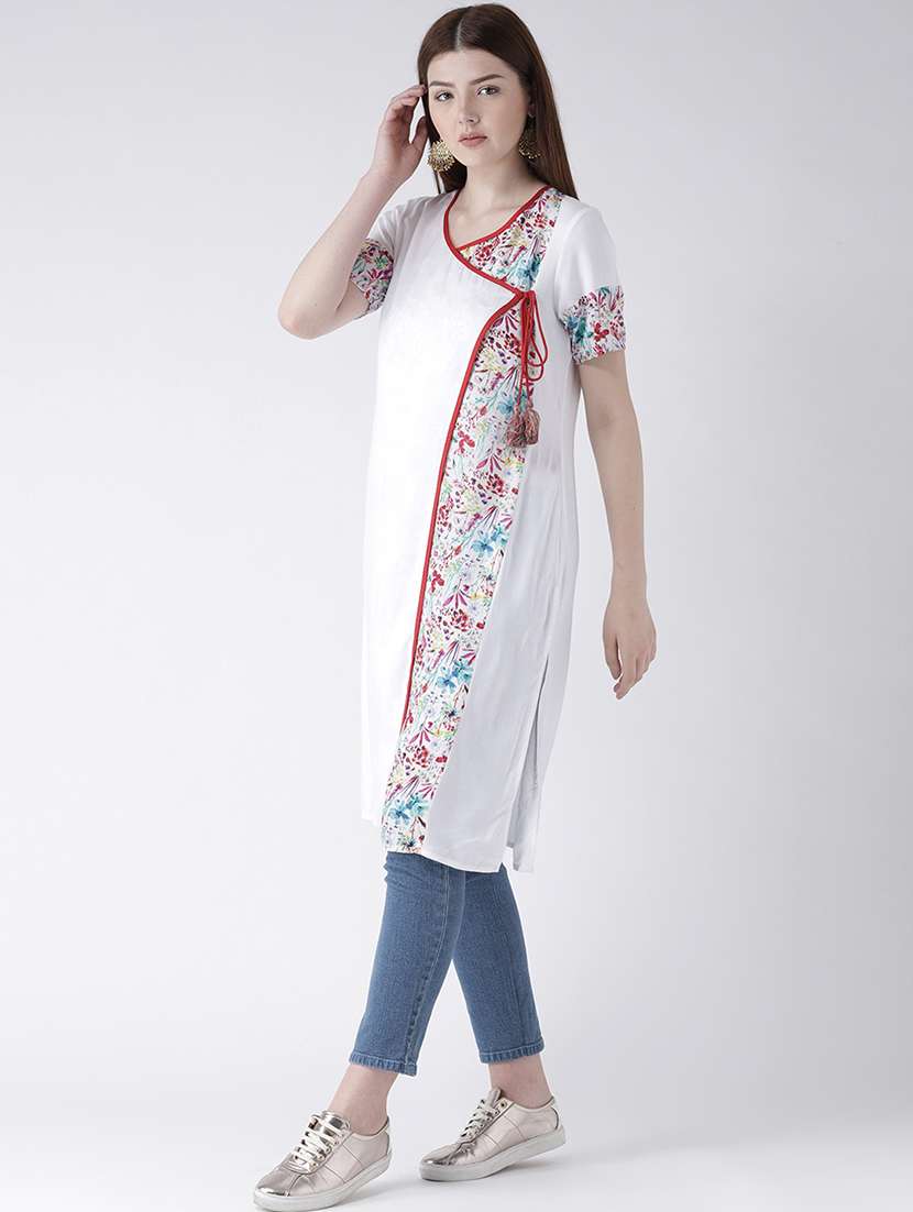 women's angrakha kurta - 16792509 -  Standard Image - 1