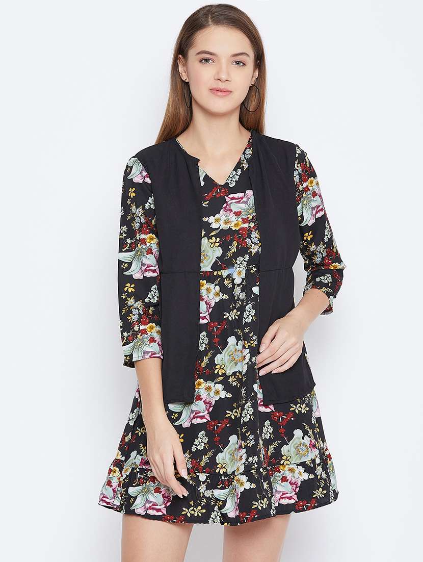 women's sheath floral dress