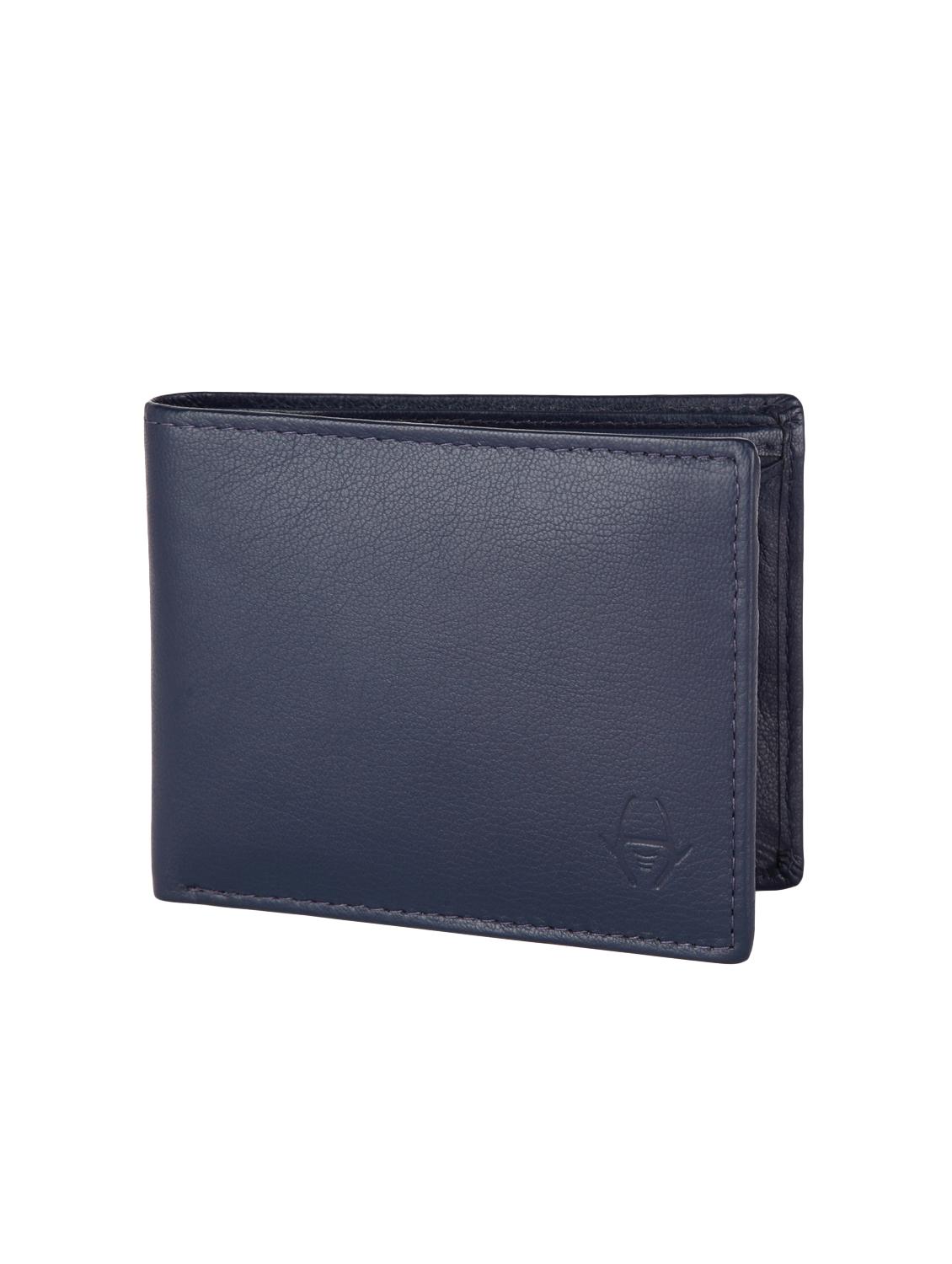 navy blue leather wallet - 16793296 - Zoom Image - 0