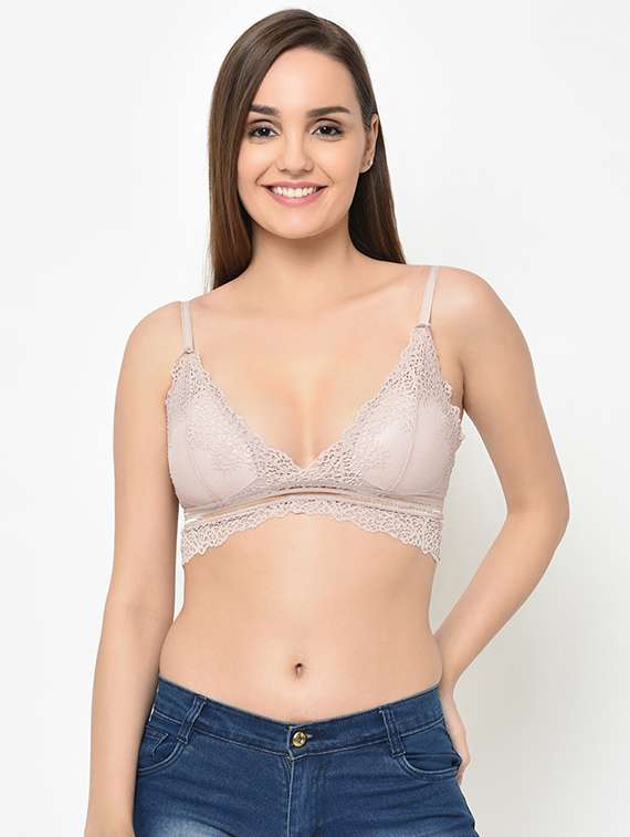 lace detail regular bra 
