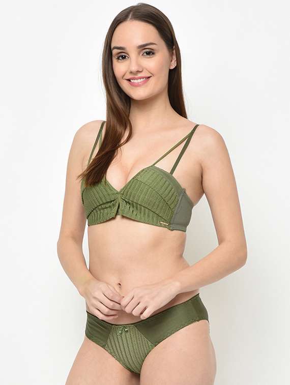 detachable strap bra & panty set  - 16794195 -  Standard Image - 1