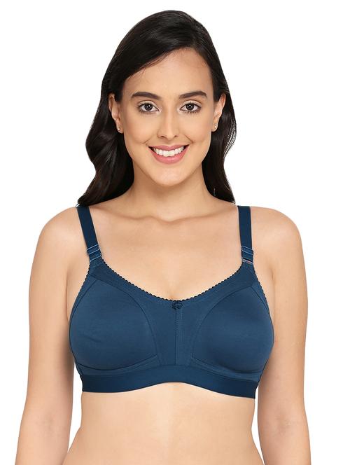 floral patch solid bra - 16796231 - Standard Image - 0