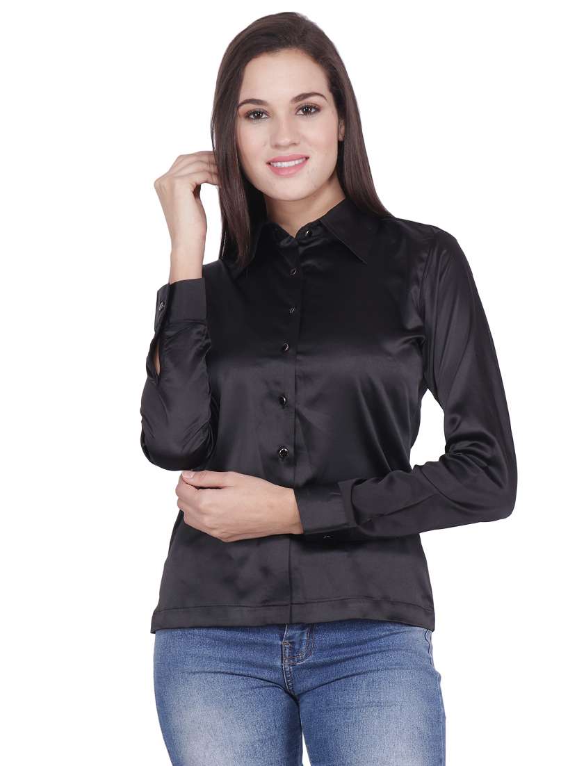 button up solid shirt 