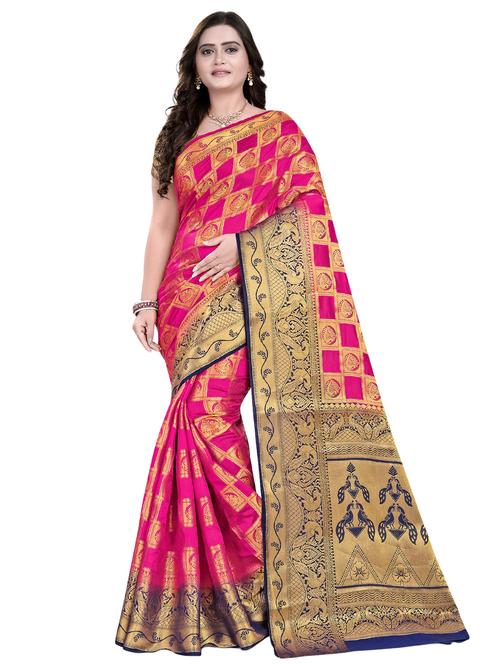 women's banarasi saree with blouse - 16797723 -  Standard Image - 0