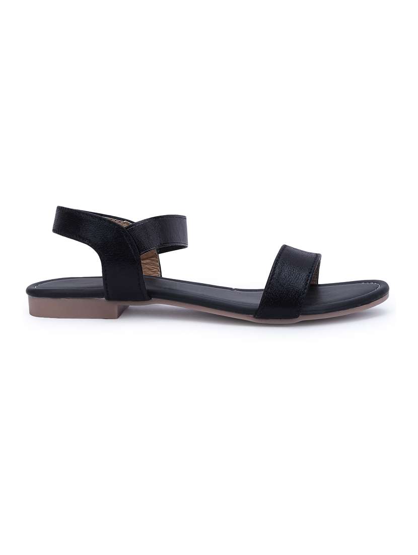 black back strap sandals - 16798370 -  Standard Image - 1