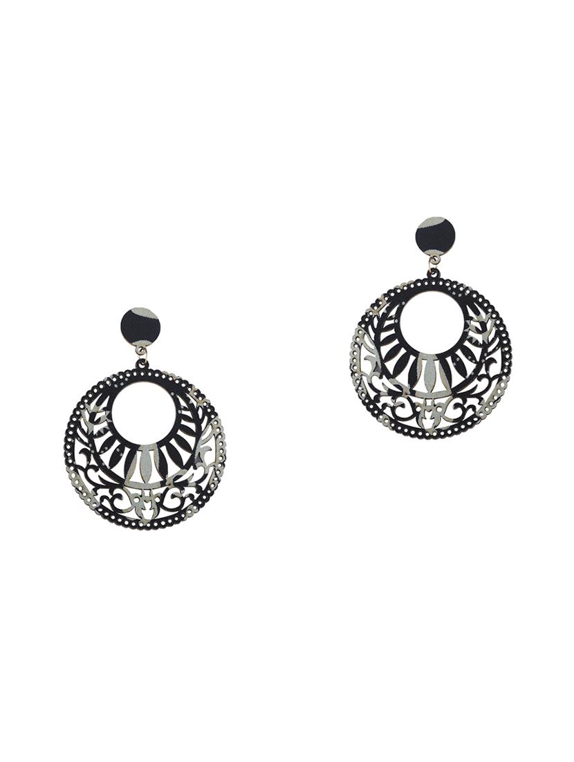 black wood drop earring - 16800392 - Standard Image - 1