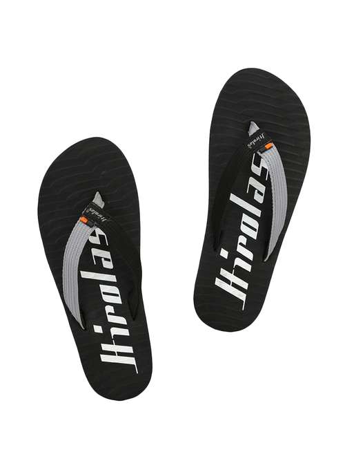 black fabric toe separator flip flops - 16801422 -  Standard Image - 0